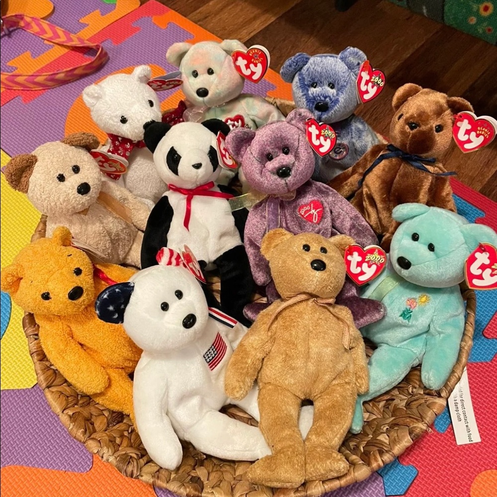 2000 ty beanie bear lot